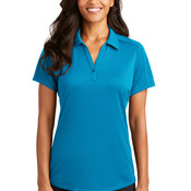 Ladies Diamond Jacquard Polo