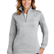 Ladies 1/4 Zip Sweatshirt